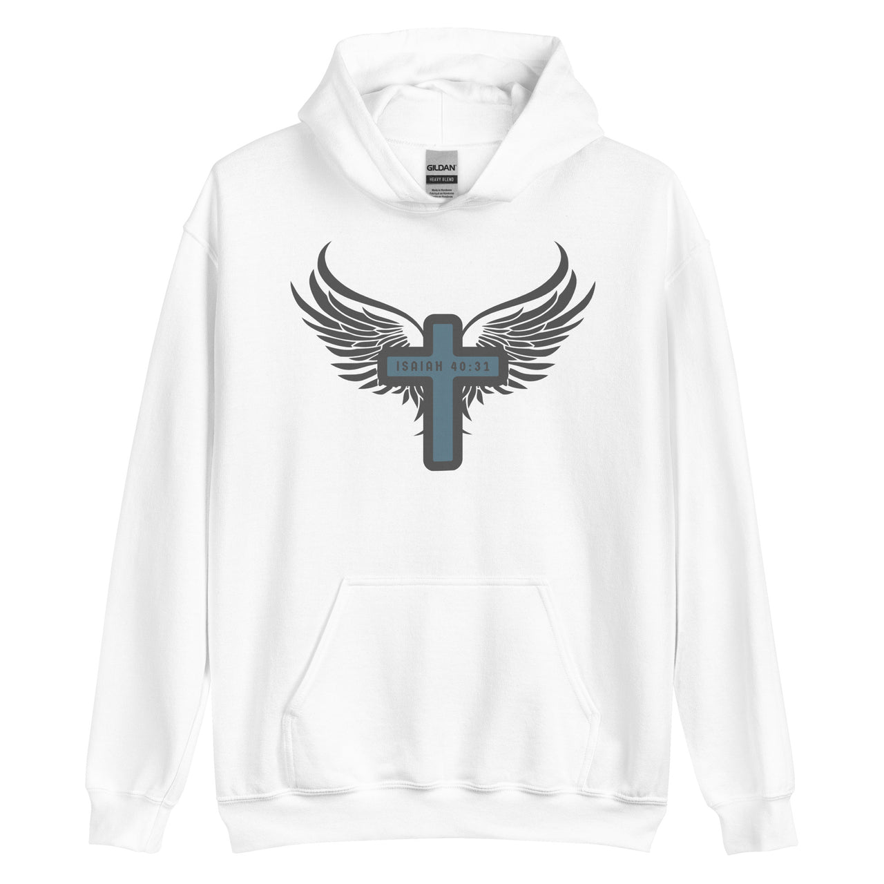 “Wings Like Eagles" Unisex Hoodie 14