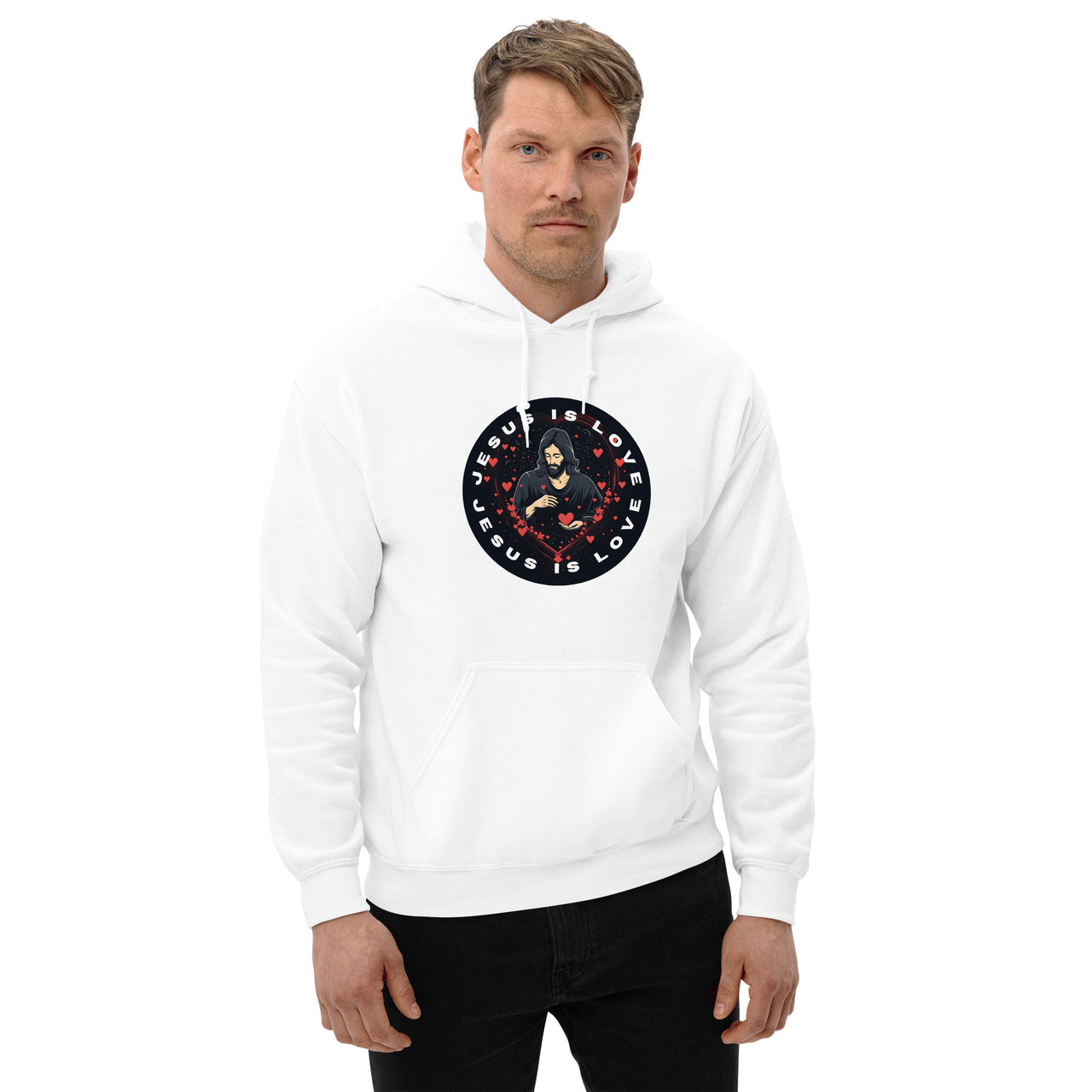 “Jesus is Love" Unisex Hoodie 3