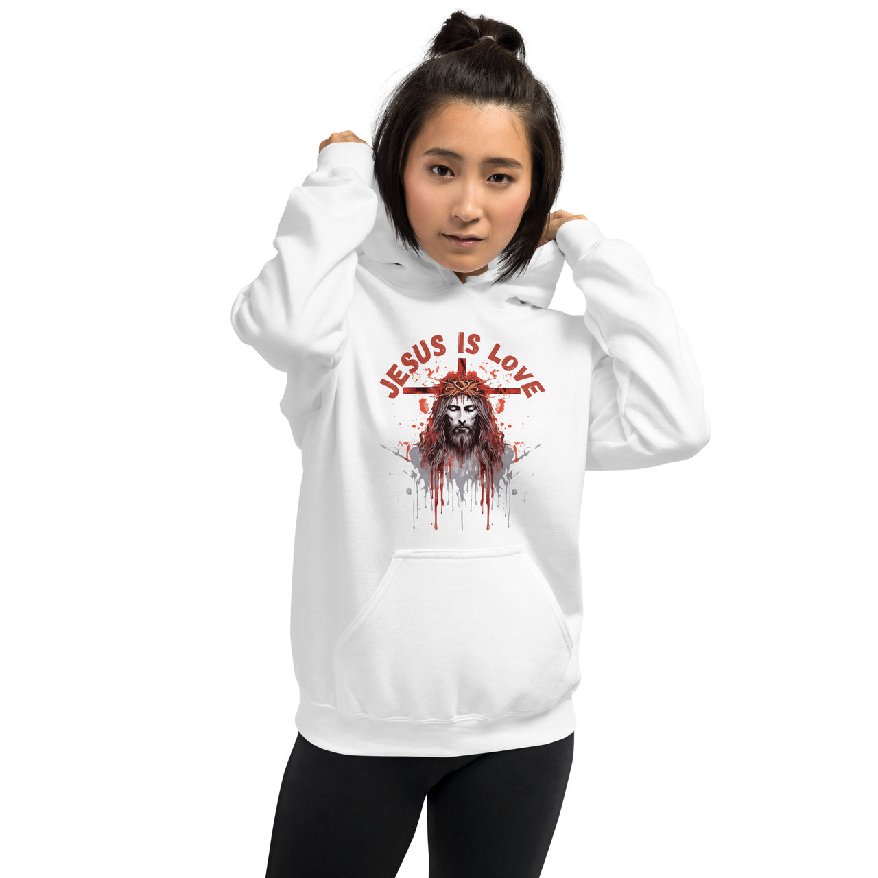 “Jesus is Love" Unisex Hoodie 8