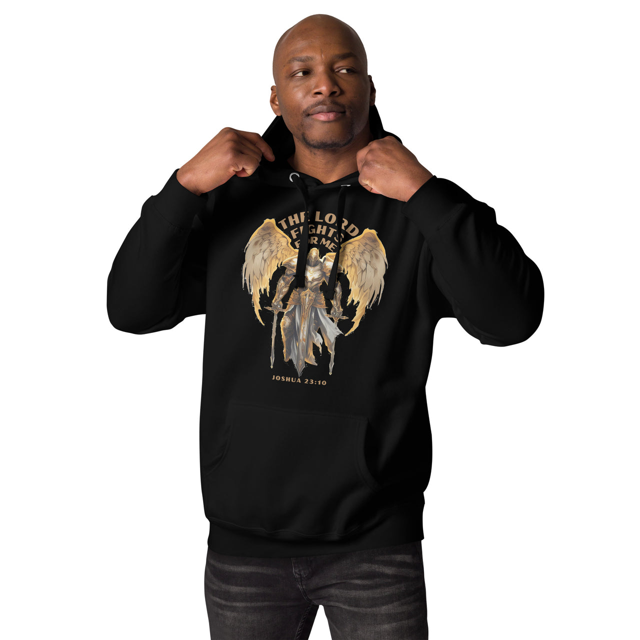 “The Lord Fights for Me” Unisex Premium Hoodie 1