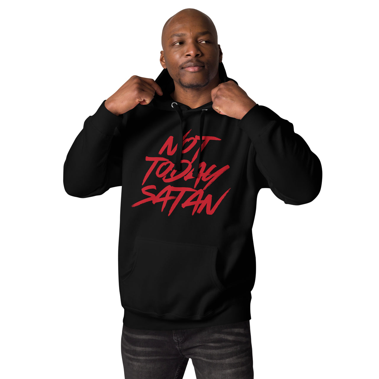 "Not Today Satan" Unisex Premium Hoodie 6