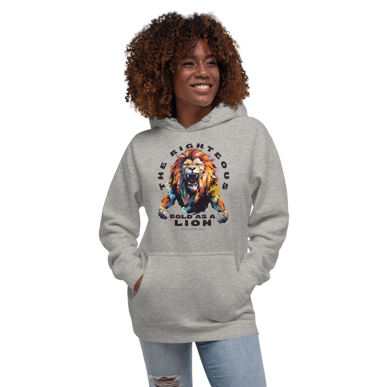 “Bold as a Lion” Unisex Premium Hoodie 5