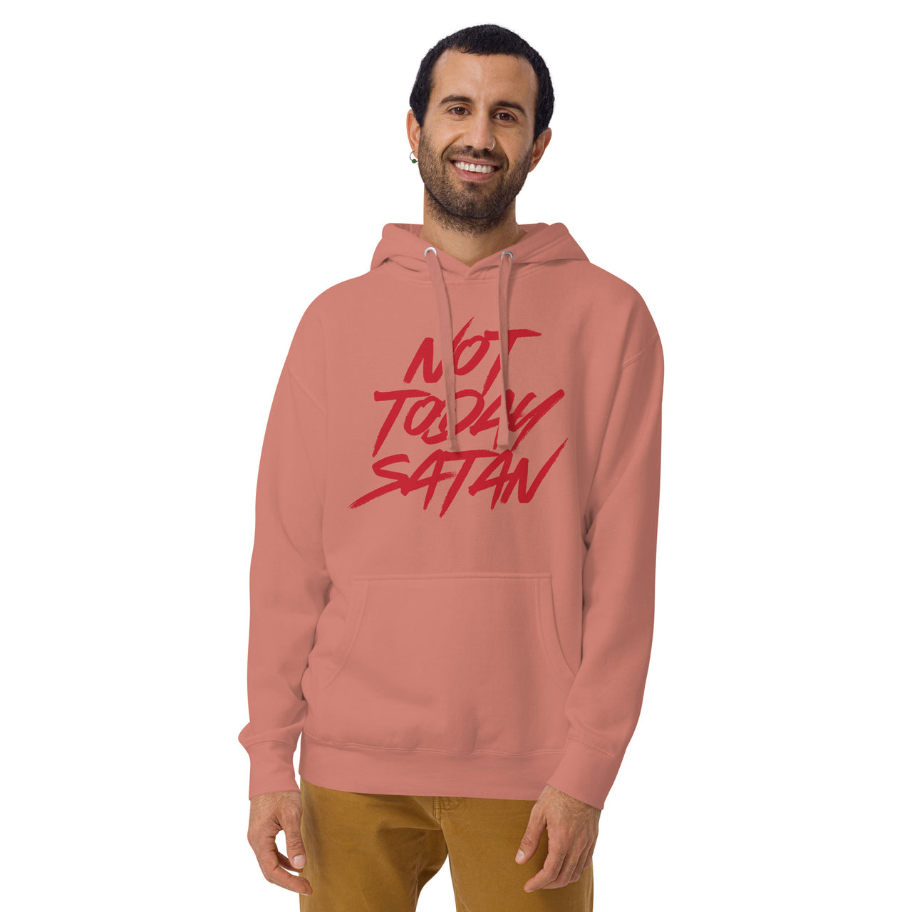 "Not Today Satan" Unisex Premium Hoodie 6