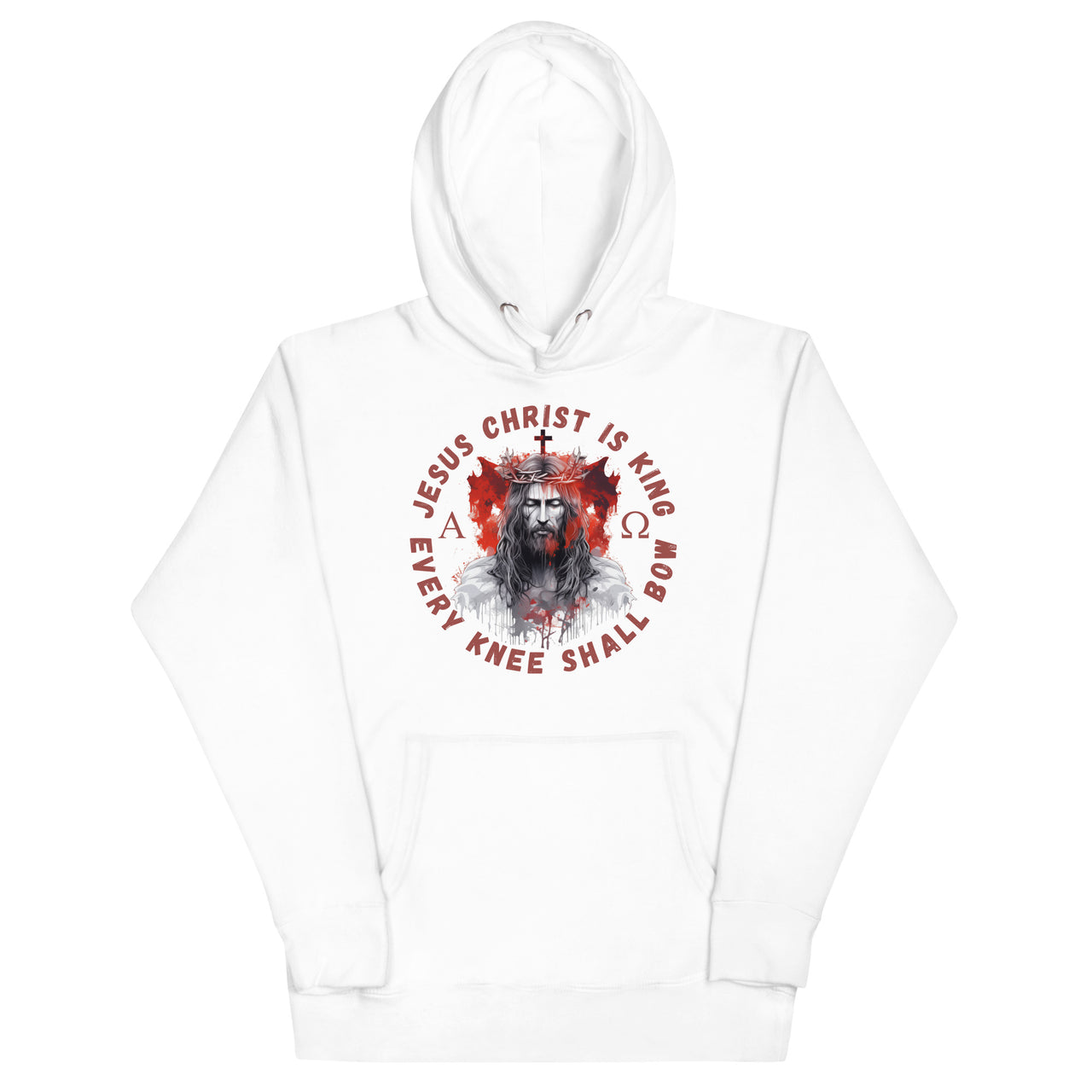 "Every Knee Shall Bow" Unisex Premium Hoodie 2