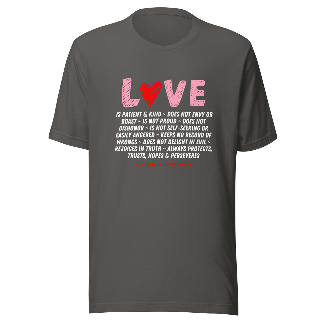 "Love Is" Unisex Staple T-Shirt 21