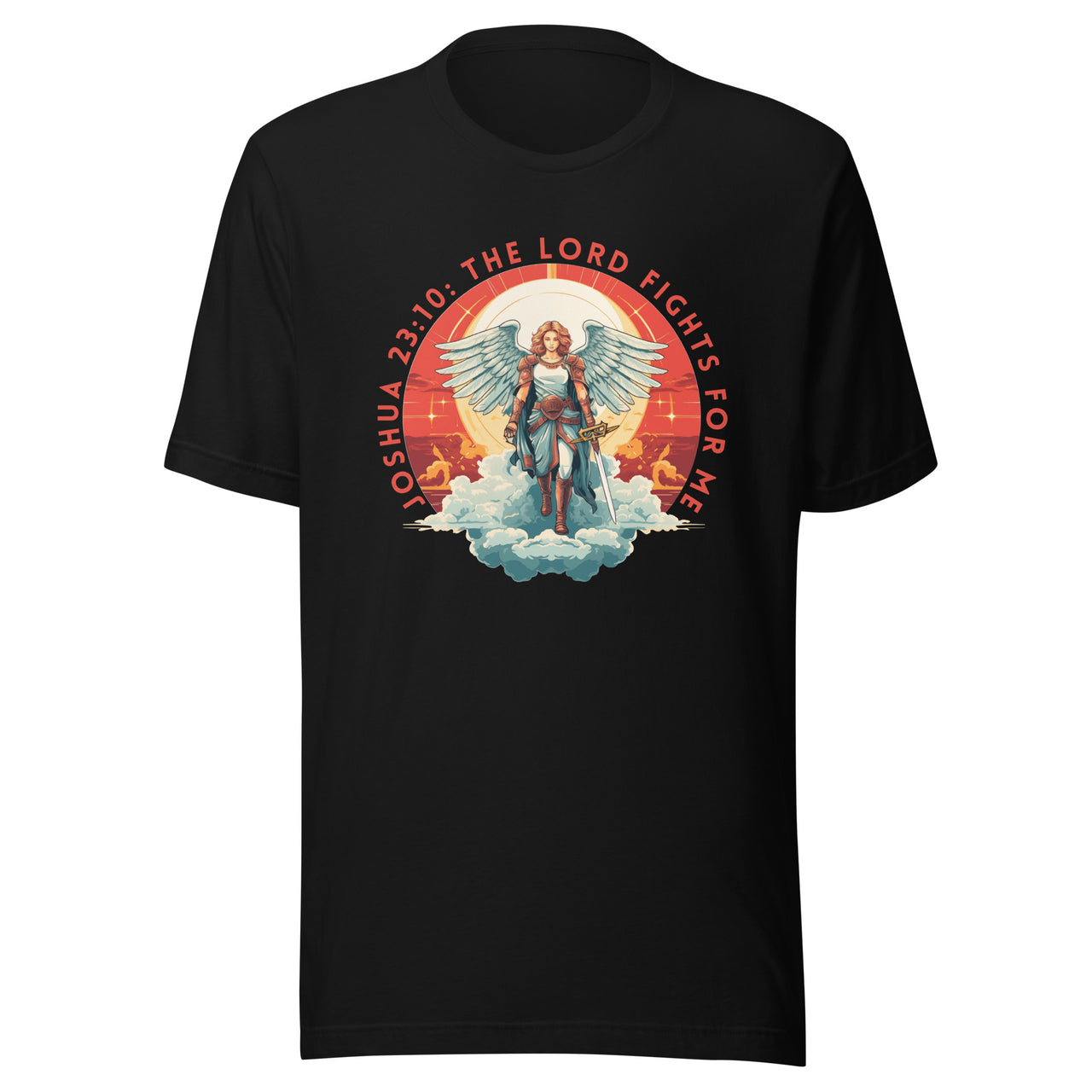 “The Lord Fights for Me” Unisex Staple T-Shirt 3