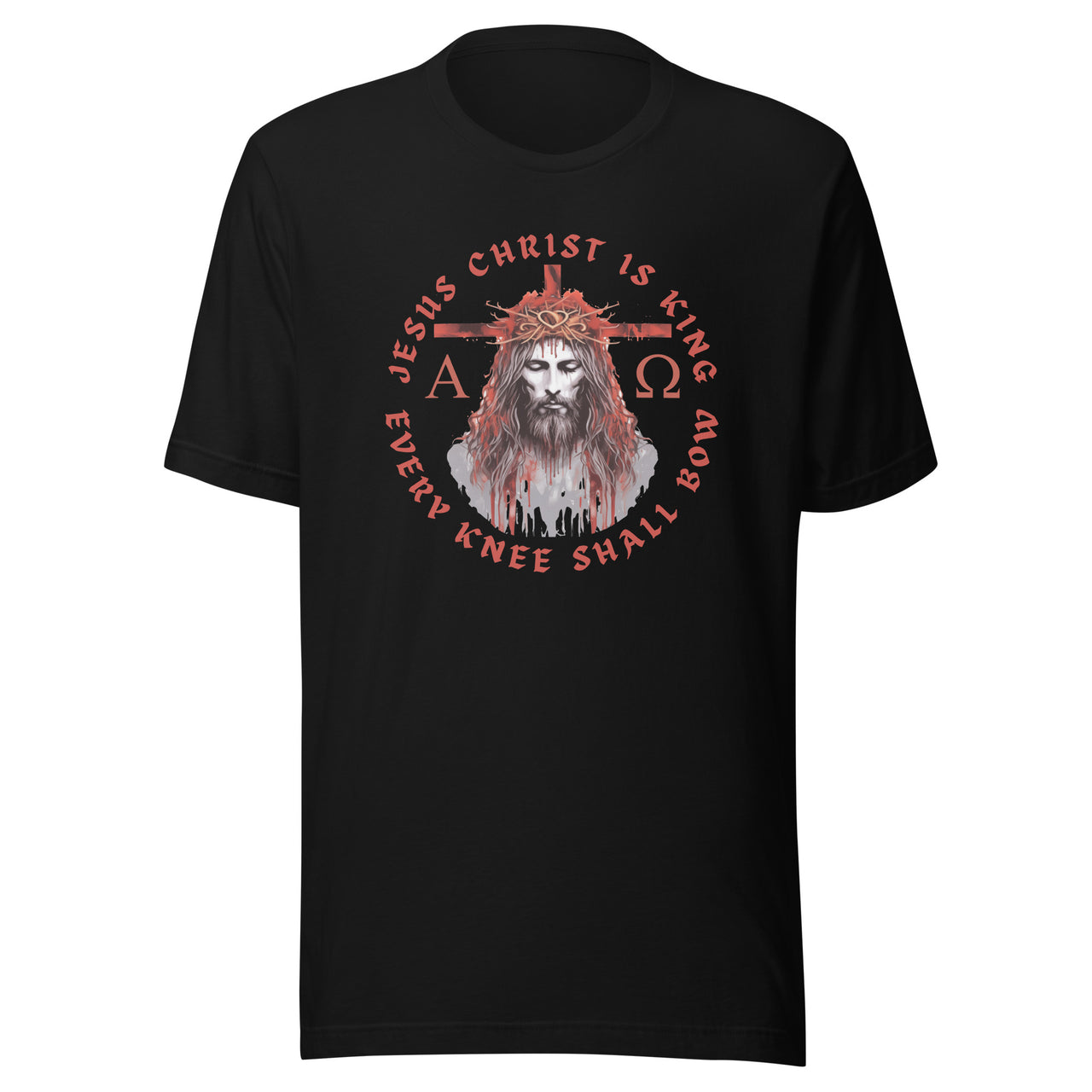 "Every Knee Shall Bow" Unisex Staple T-Shirt 5