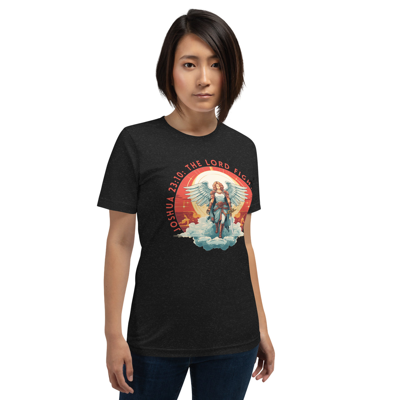 “The Lord Fights for Me” Unisex Staple T-Shirt 3