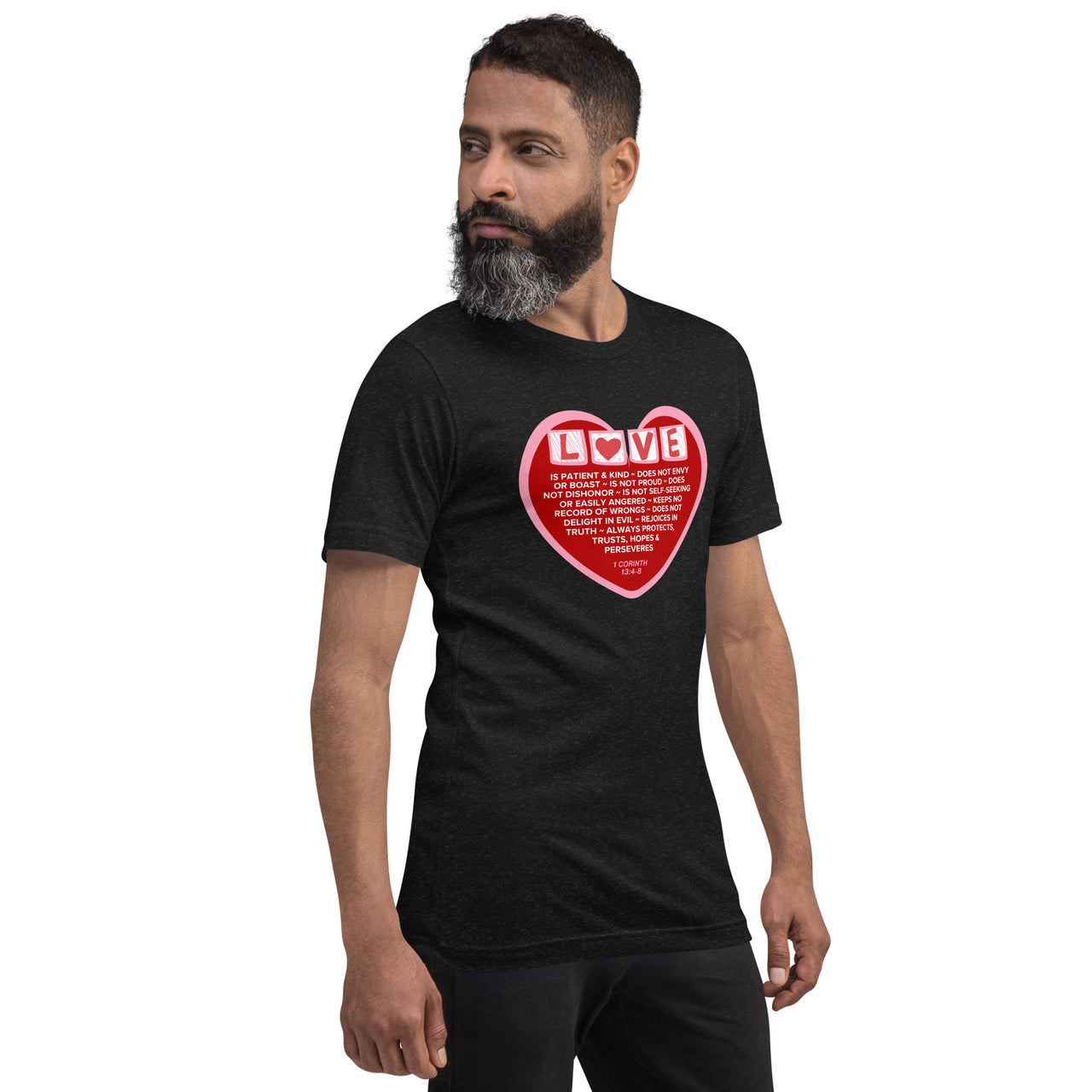 "Love Is" Unisex Staple T-Shirt 22