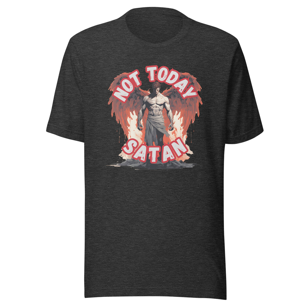 "Not Today Satan" Unisex Staple T-Shirt 1