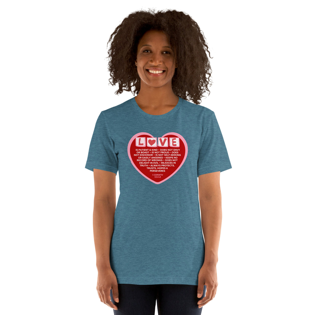"Love Is" Unisex Staple T-Shirt 22