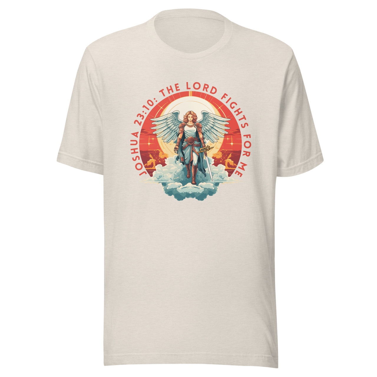 “The Lord Fights for Me” Unisex Staple T-Shirt 3