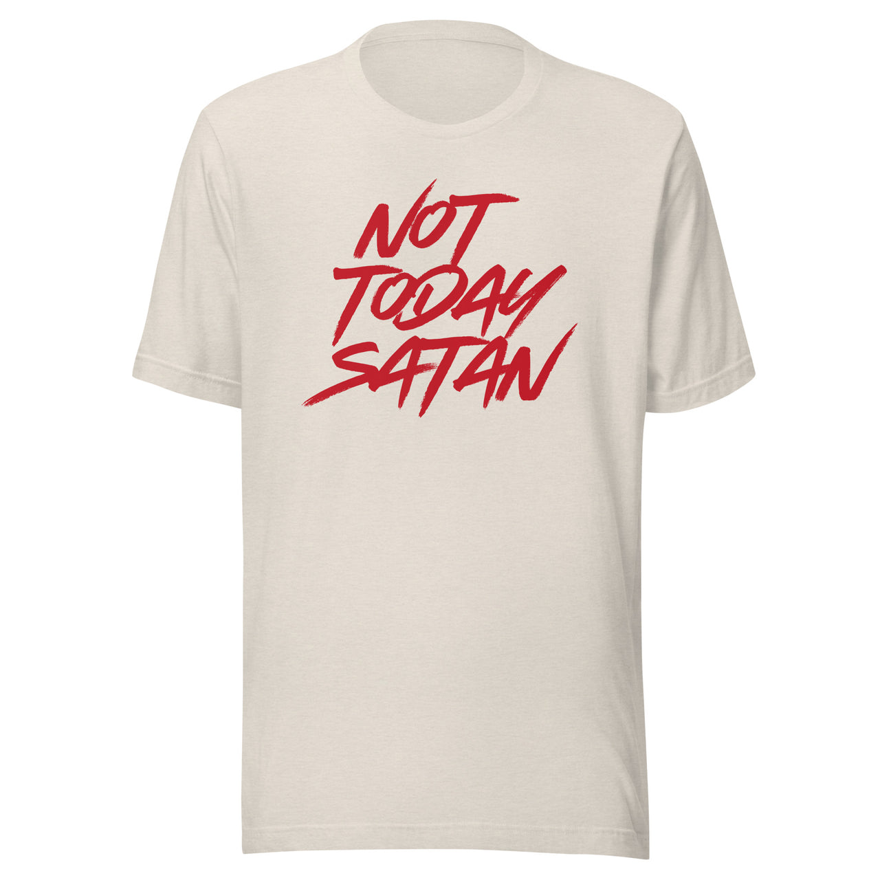 "Not Today Satan" Unisex Staple T-Shirt 6