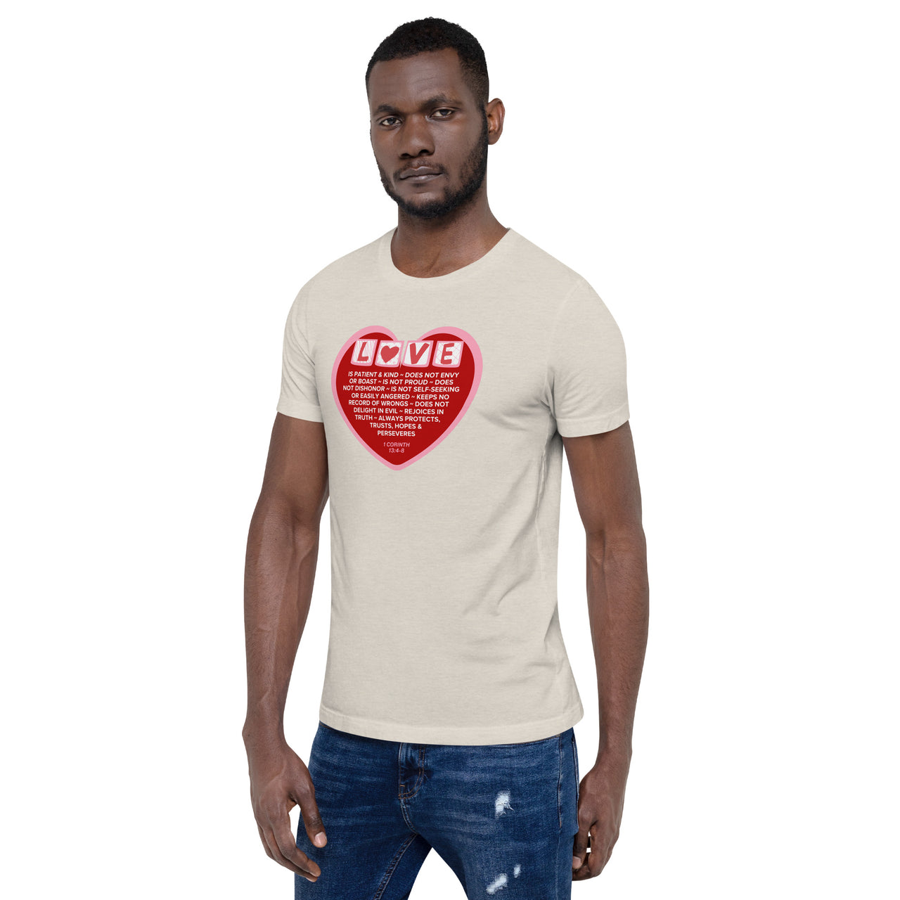 "Love Is" Unisex Staple T-Shirt 22