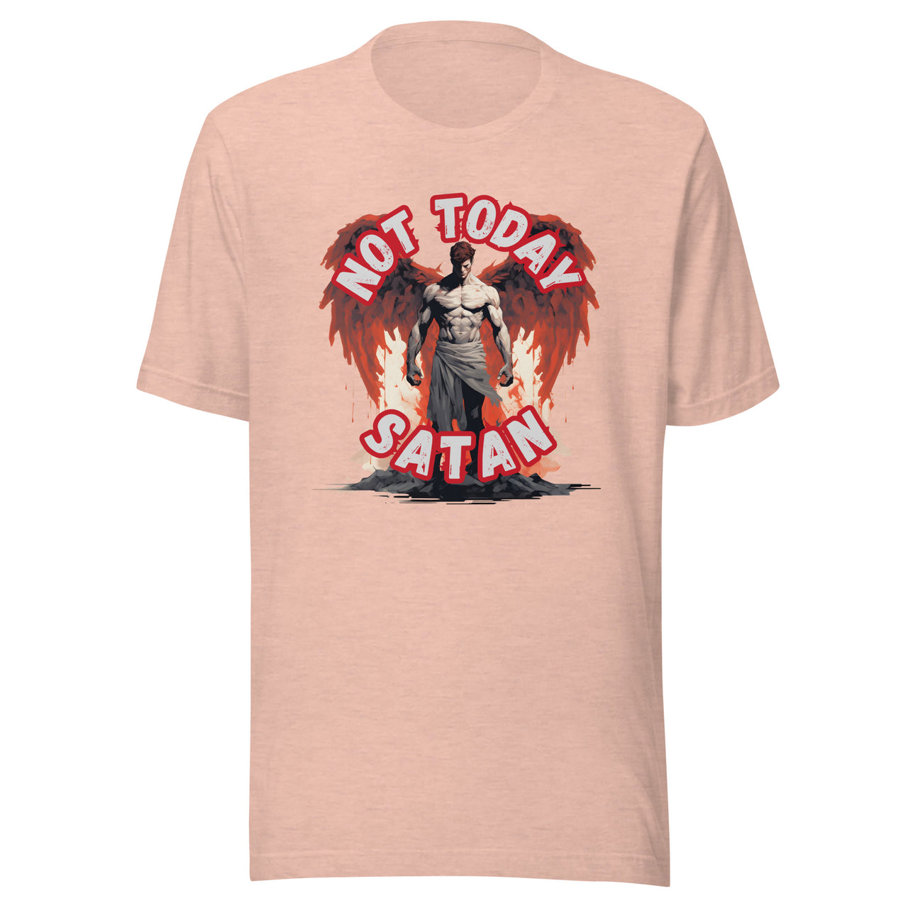 "Not Today Satan" Unisex Staple T-Shirt 1