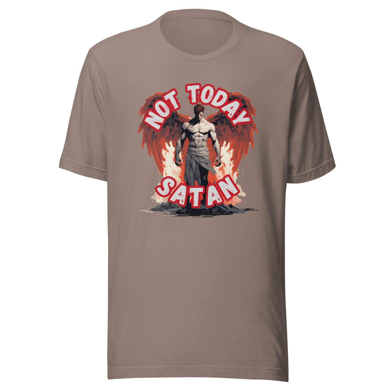 "Not Today Satan" Unisex Staple T-Shirt 1