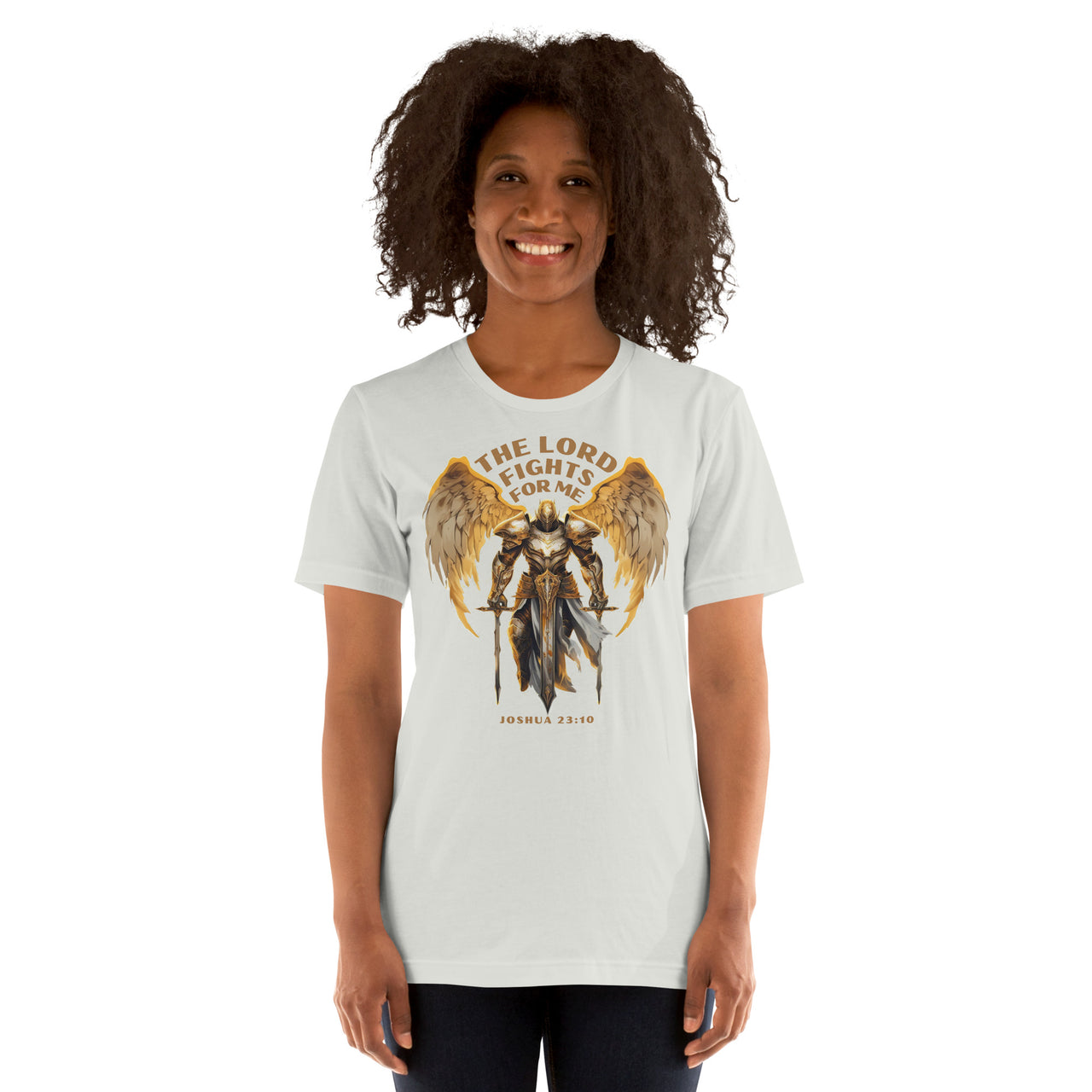 “The Lord Fights for Me” Unisex Staple T-Shirt 1