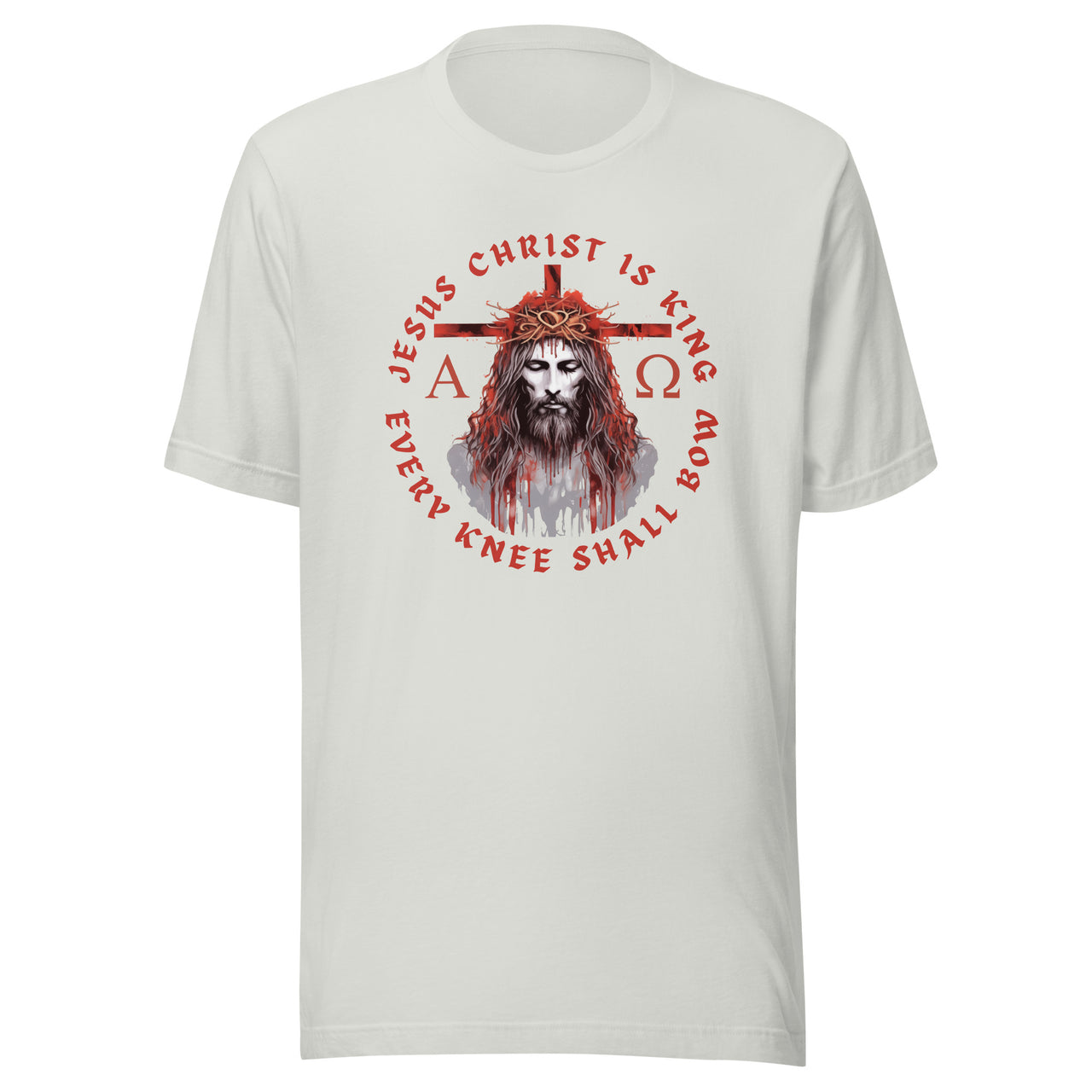 "Every Knee Shall Bow" Unisex Staple T-Shirt 5