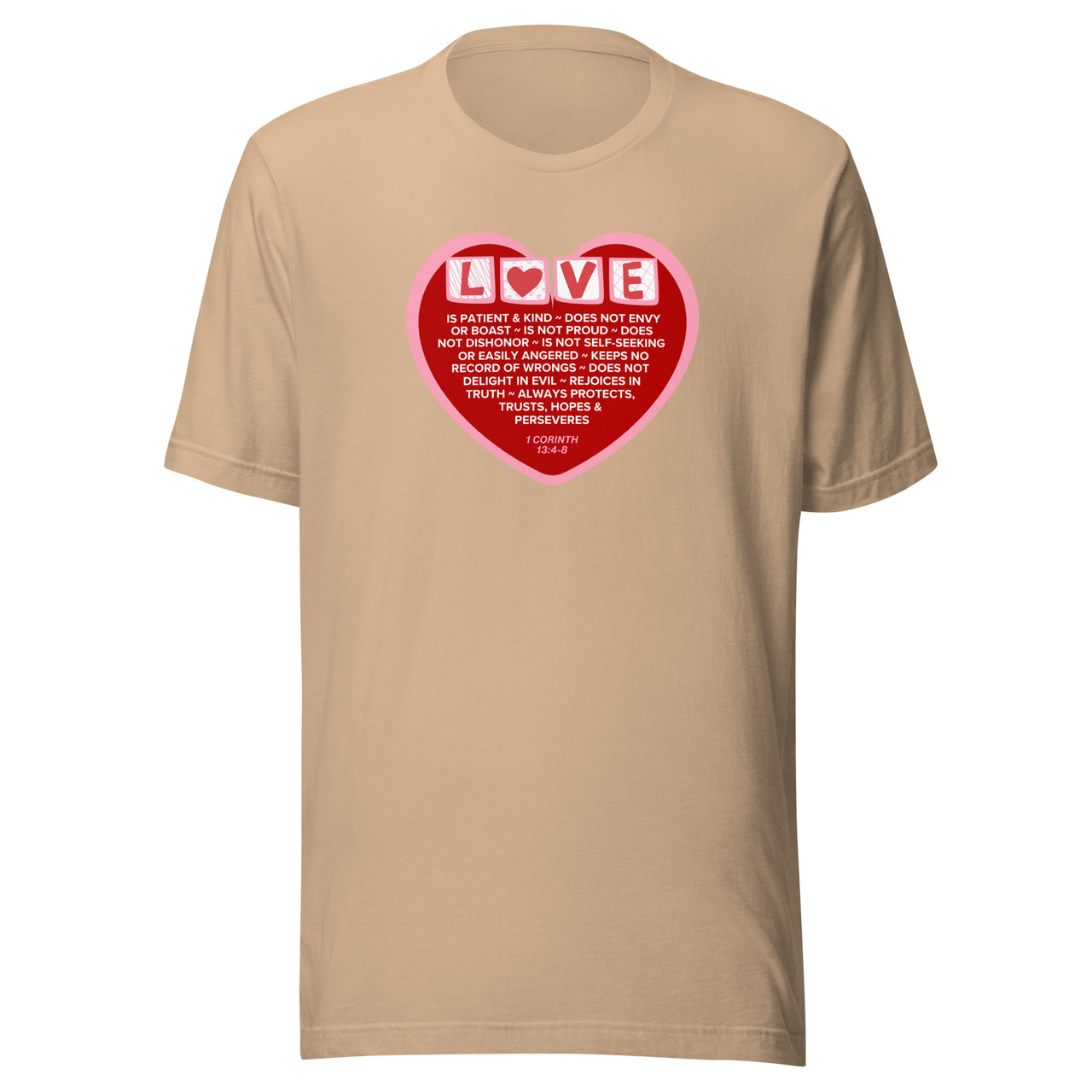 "Love Is" Unisex Staple T-Shirt 22