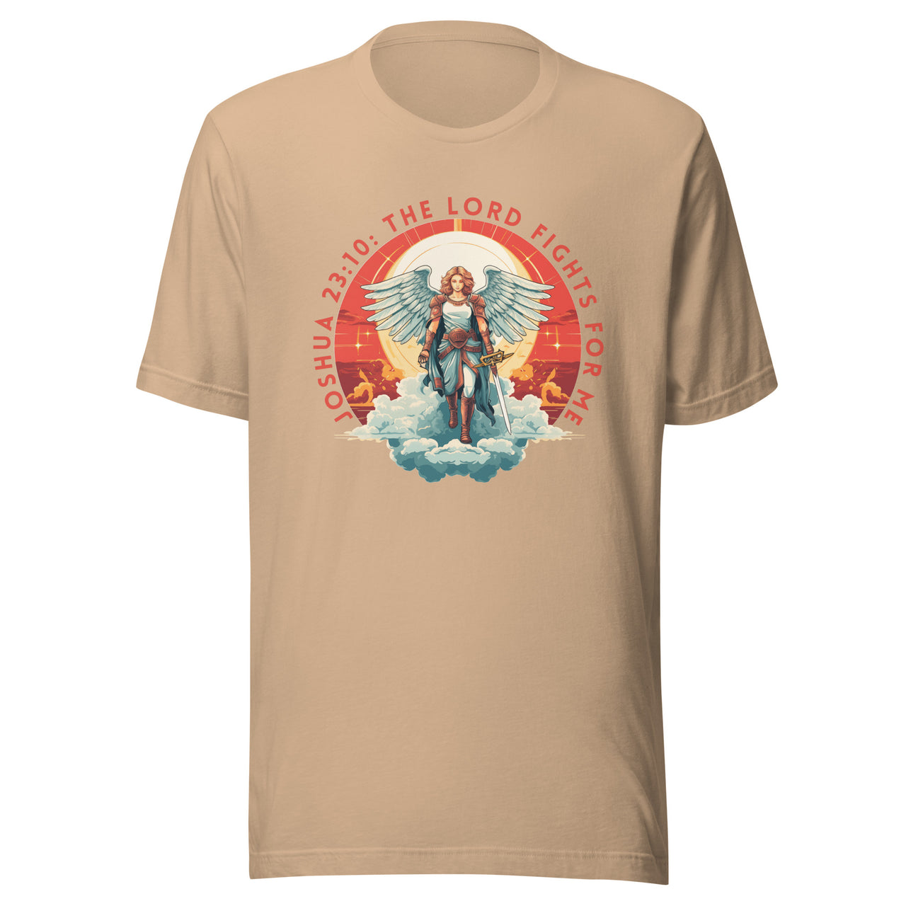 “The Lord Fights for Me” Unisex Staple T-Shirt 3