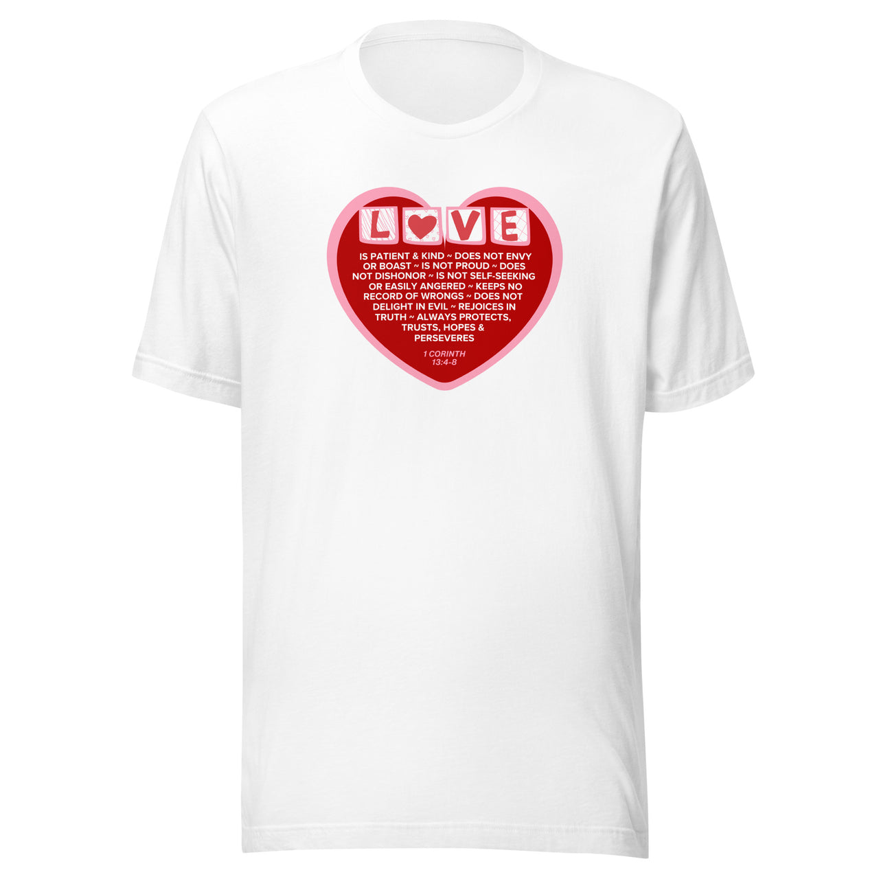 "Love Is" Unisex Staple T-Shirt 22