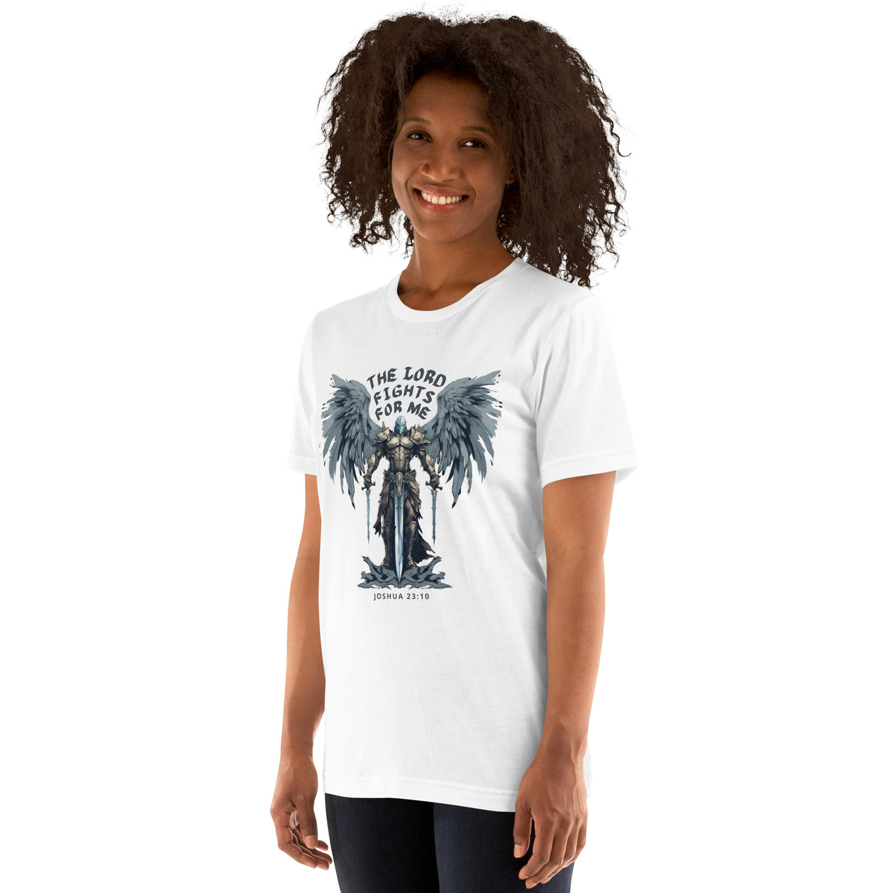 “The Lord Fights for Me” Unisex Staple T-Shirt 4