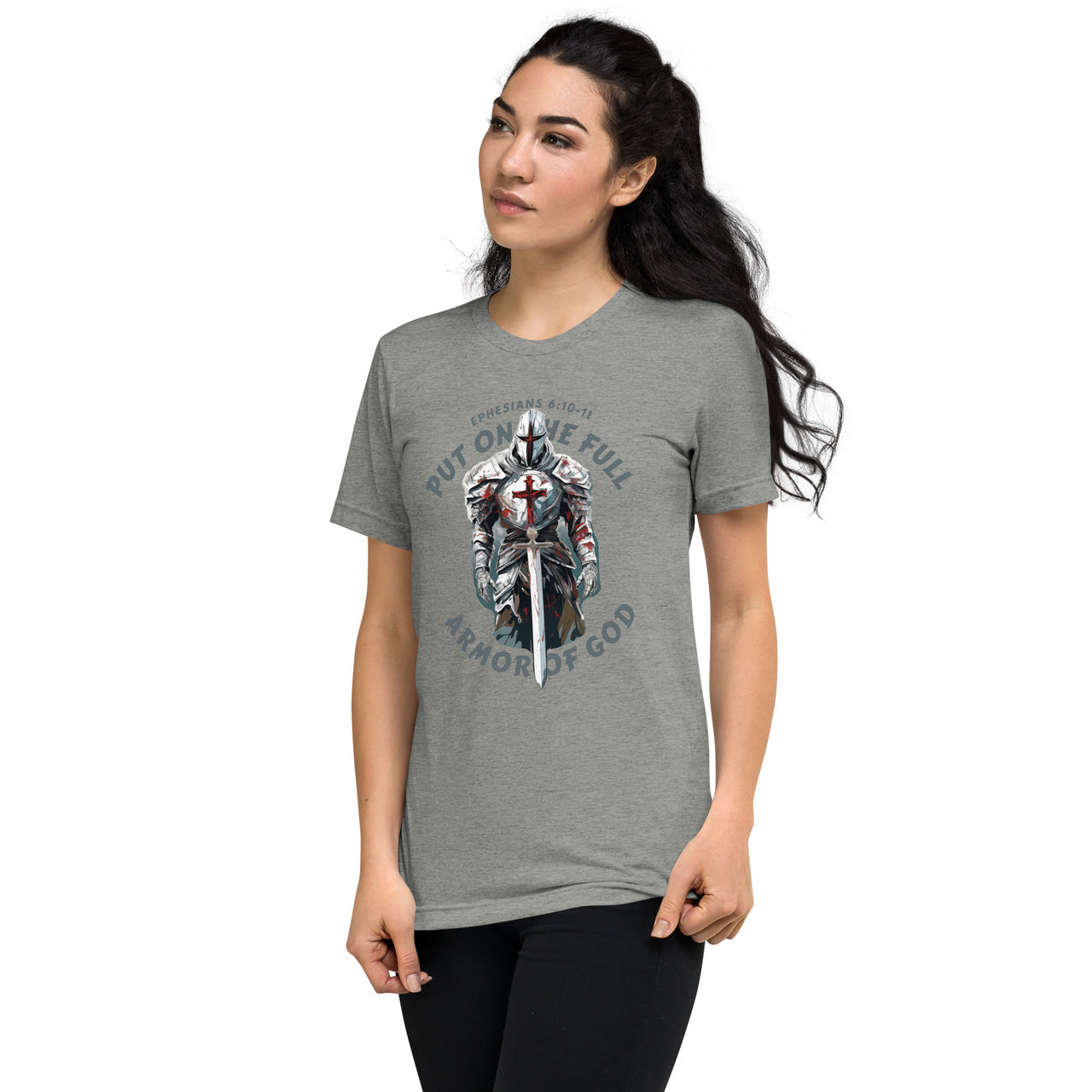 “Full Armor of God” Unisex Tri-Blend T-Shirt 4