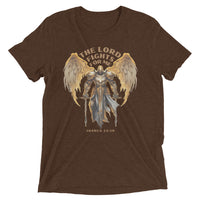 Thumbnail for “The Lord Fights for Me” Unisex Tri-Blend T-Shirt 1