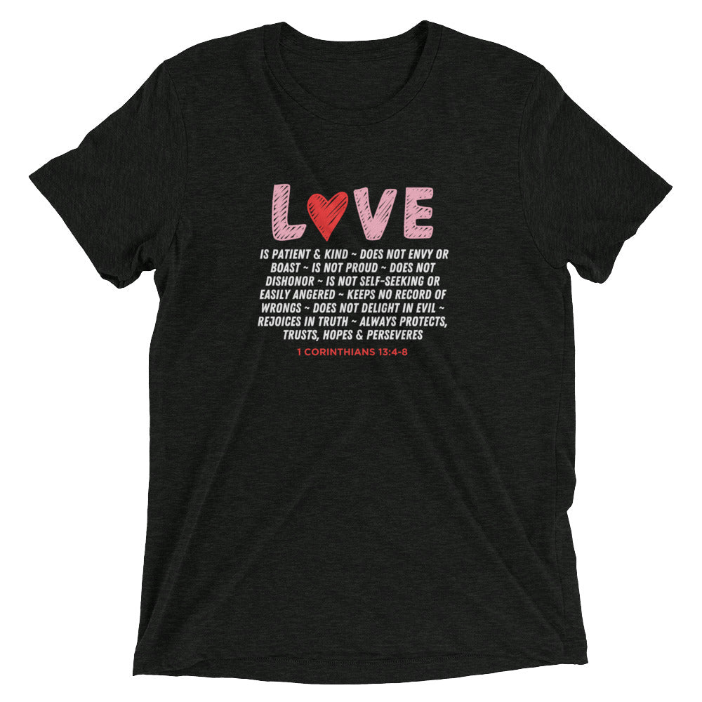 "Love Is" Unisex Tri-Blend T-Shirt 21