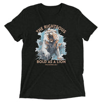 Thumbnail for “Bold as a Lion” Unisex Tri-Blend T-Shirt 4