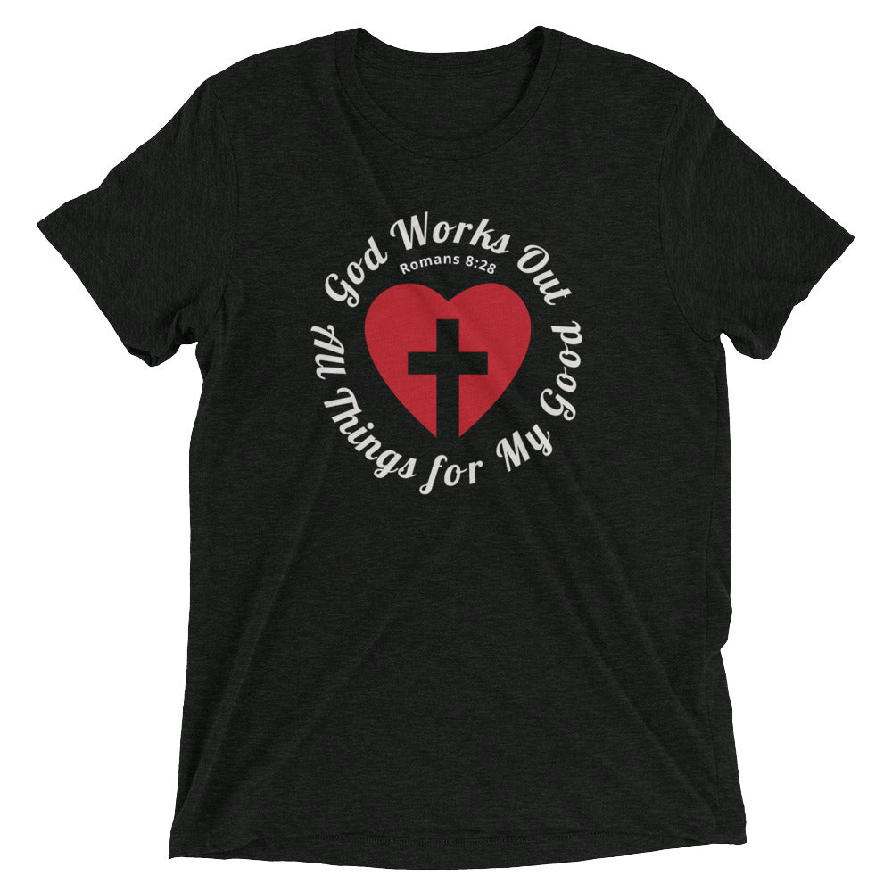 "All Things for my Good" Unisex Tri-Blend T-Shirt 8