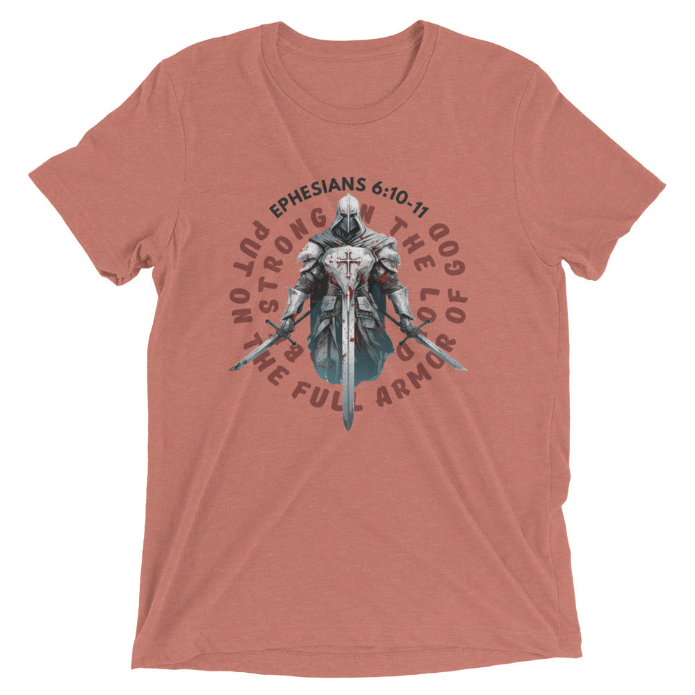 “Full Armor of God” Unisex Tri-Blend T-Shirt 7