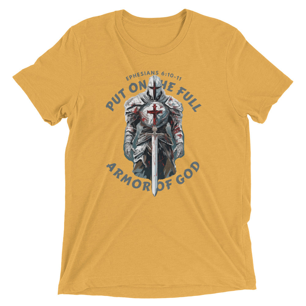 “Full Armor of God” Unisex Tri-Blend T-Shirt 4