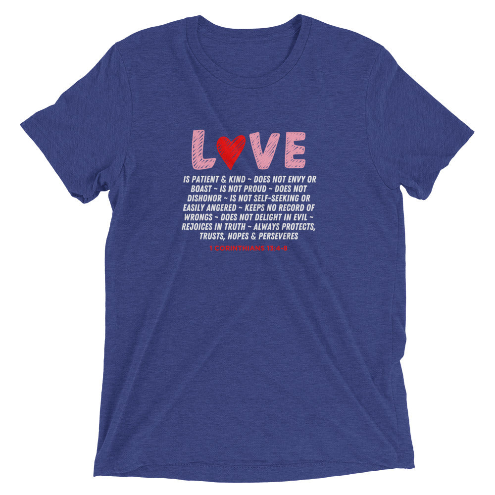 "Love Is" Unisex Tri-Blend T-Shirt 21