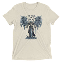 Thumbnail for “The Lord Fights for Me” Unisex Tri-Blend T-Shirt 4