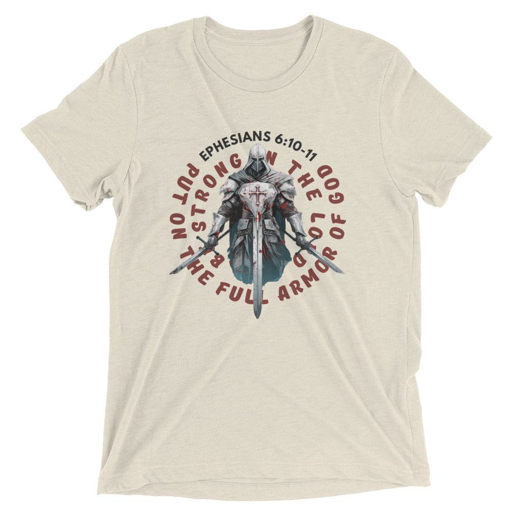 “Full Armor of God” Unisex Tri-Blend T-Shirt 7