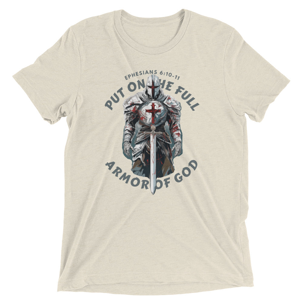 “Full Armor of God” Unisex Tri-Blend T-Shirt 4