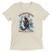 Thumbnail for “Bold as a Lion” Unisex Tri-Blend T-Shirt 4