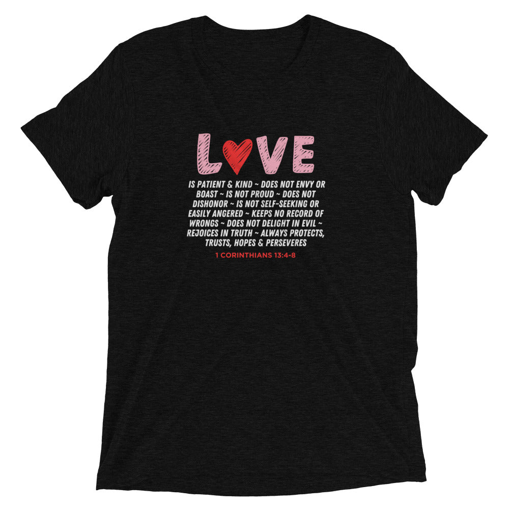 "Love Is" Unisex Tri-Blend T-Shirt 21