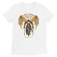 Thumbnail for “The Lord Fights for Me” Unisex Tri-Blend T-Shirt 1