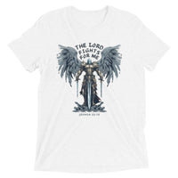 Thumbnail for “The Lord Fights for Me” Unisex Tri-Blend T-Shirt 4