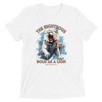 Thumbnail for “Bold as a Lion” Unisex Tri-Blend T-Shirt 4