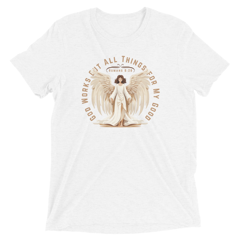 "All Things for my Good" Unisex Tri-Blend T-Shirt 7