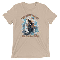 Thumbnail for “Bold as a Lion” Unisex Tri-Blend T-Shirt 4