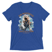 Thumbnail for “Bold as a Lion” Unisex Tri-Blend T-Shirt 4