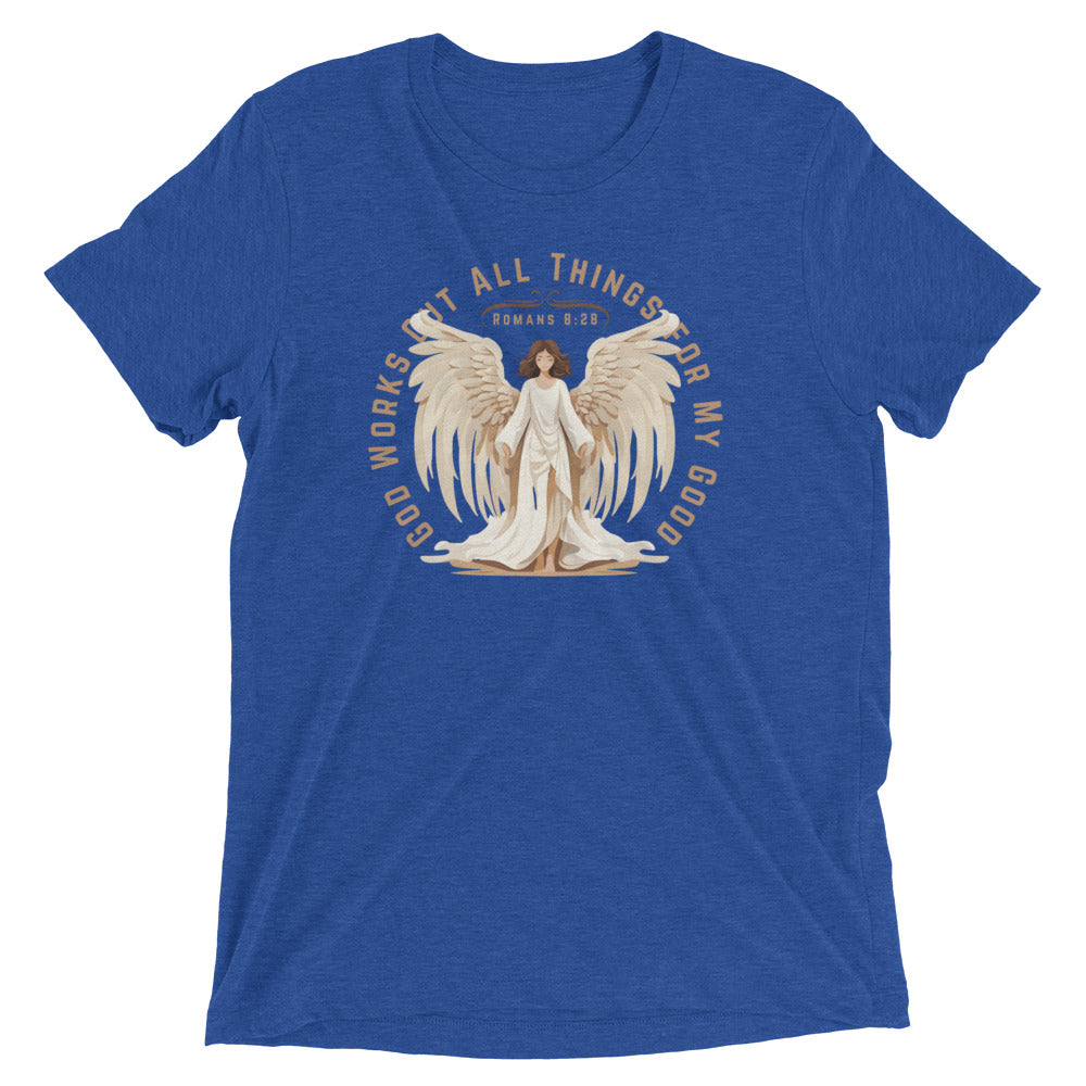 "All Things for my Good" Unisex Tri-Blend T-Shirt 7