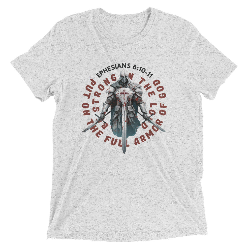 “Full Armor of God” Unisex Tri-Blend T-Shirt 7