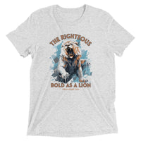 Thumbnail for “Bold as a Lion” Unisex Tri-Blend T-Shirt 4