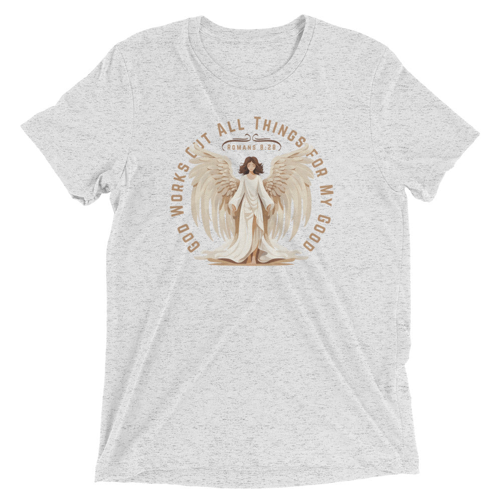 "All Things for my Good" Unisex Tri-Blend T-Shirt 7